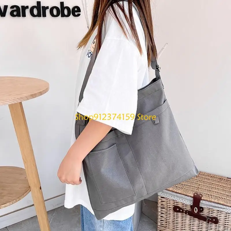 G5AE Fashion Crossbody Bags for Women Postman Bag Korean-Style Simple Bag Large Capacity Shoulder Bag