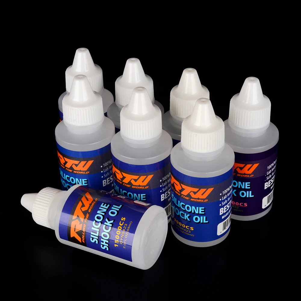 زيت RTW التفاضلي 59 مل 1000CS - 500000 CS لملحقات شاحنة عربات التي تجرها الدواب الزاحفة طراز RC