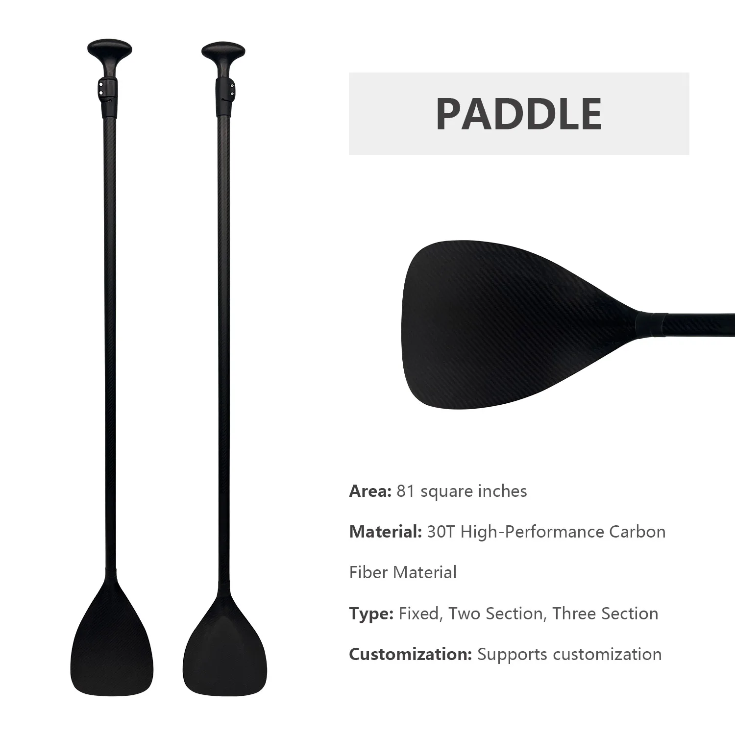 High Quality Downwind Paddle Super Light Carbon Fiber All-Around SUP Eco-Friendly Portable Customizable Guanyong Paddleboard