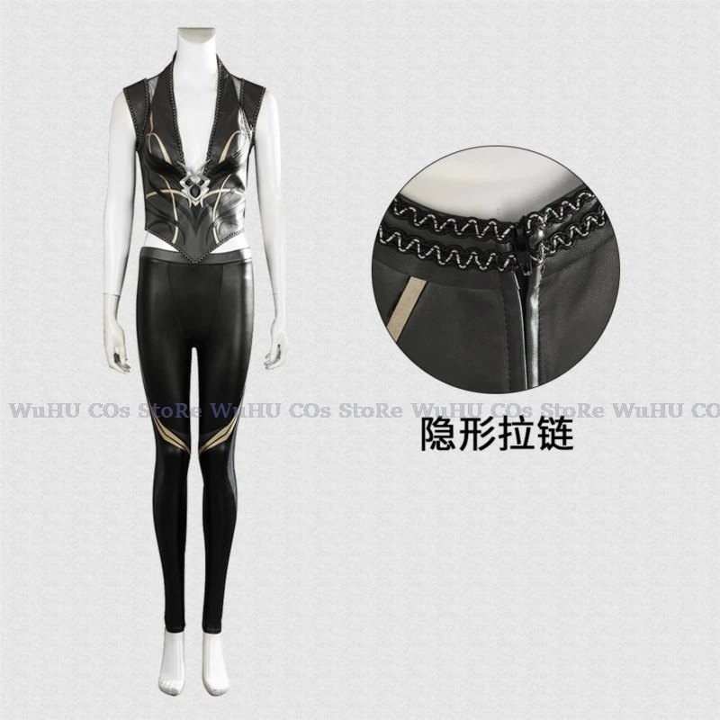 Baldurs Cos Gate 3 Cosplay Shadowheart Costume Fantasia Disguise Adult Women Leather Pants Outfit Female Halloween Carnival Suit