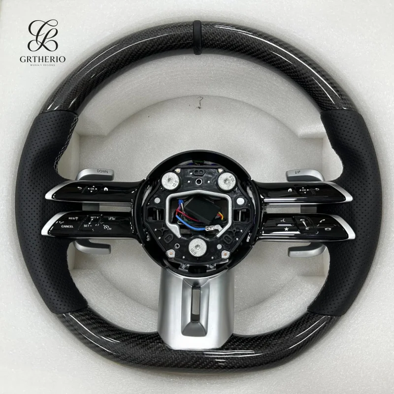 

Подходит для Mercedes-Benz A-Class, B-Class, C-Class, E-Class, CLA, CLC, CLK, CLS, модифицированный руль в стиле AMG с дизайном «стрекоза».