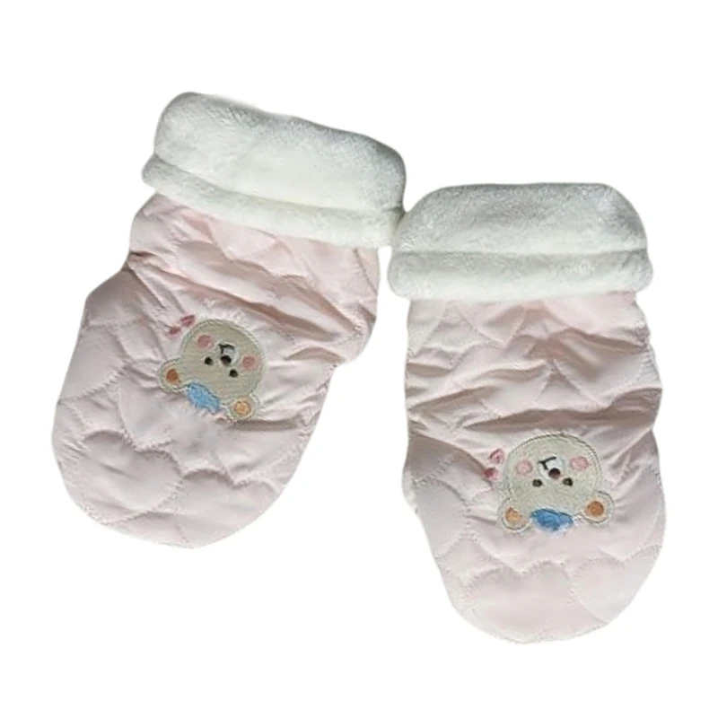 

Windproof Design Simple Clip on Strollers Mittens Gloves for Parental Warmth 15UB