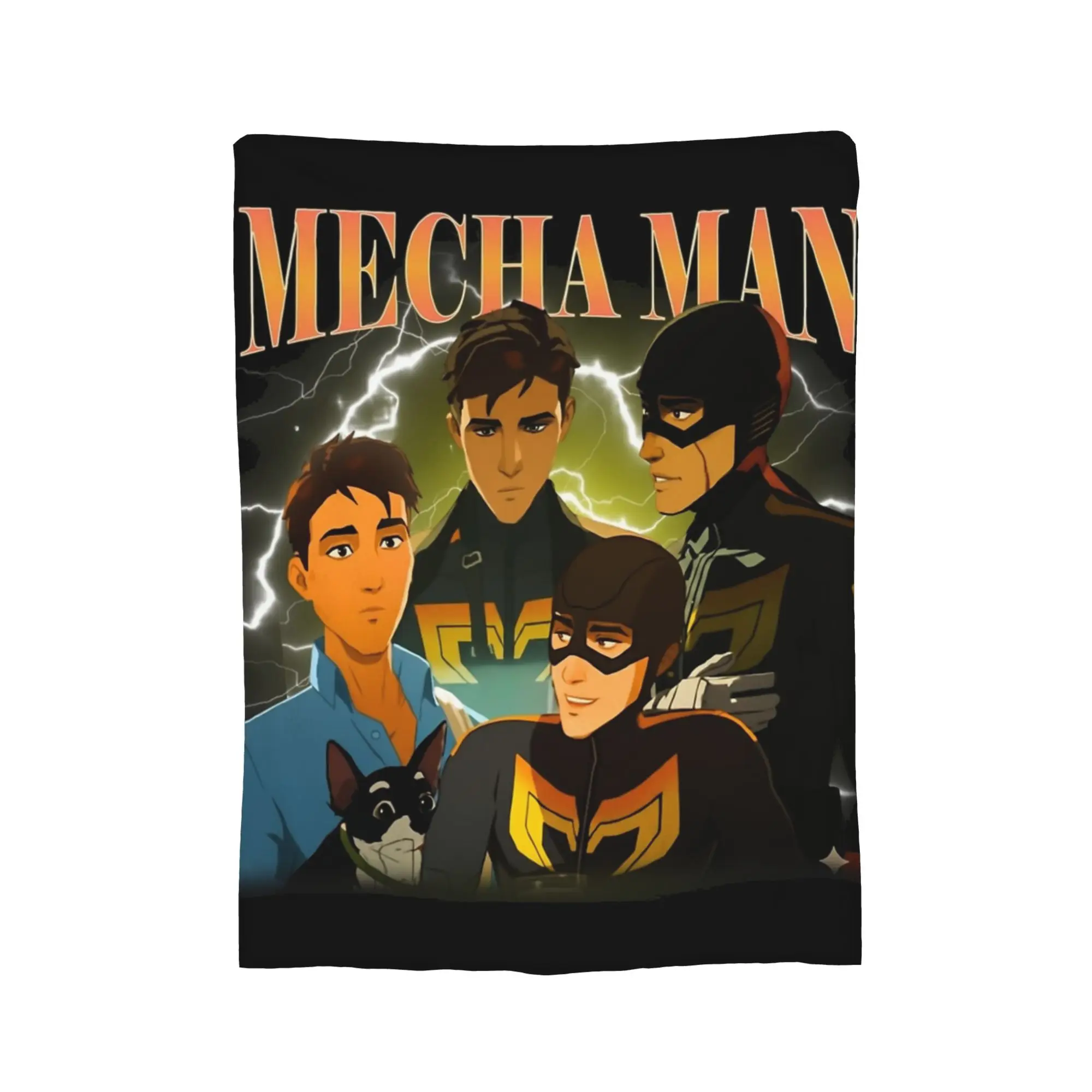 Mecha الرجال روبرت روبرتسون إرسال لعبة خمر 90s البطانيات أفخم مضحك الدافئة رمي البطانيات للمفرش الصيف