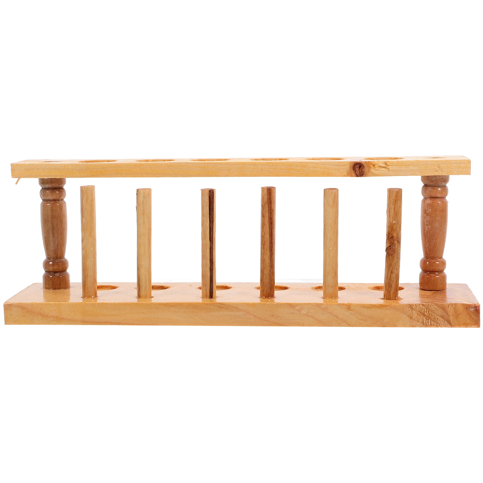 

Wooden Test Tube Rack Shape Lab Stand Tubes Indoor Laboratory Holder Experiment Container