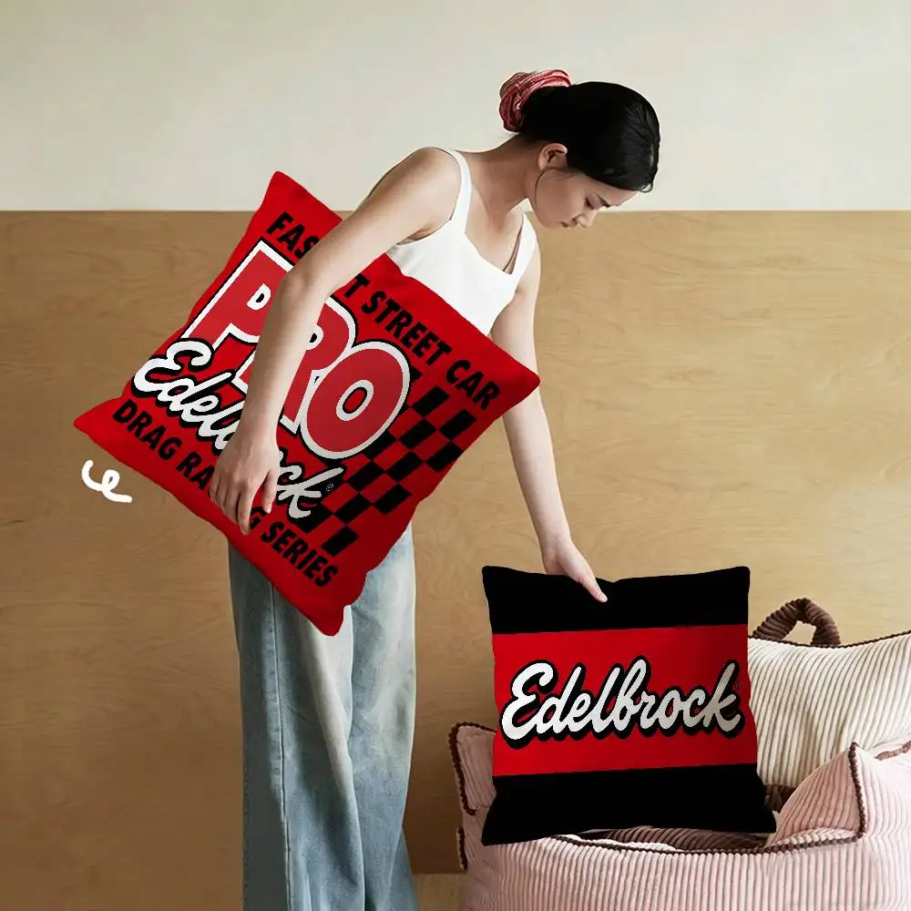 Racing Car Edelbrocks Cushion Cover Pillowcase Upholstery Sofa Throw Pillow Home Decor Pillowcas