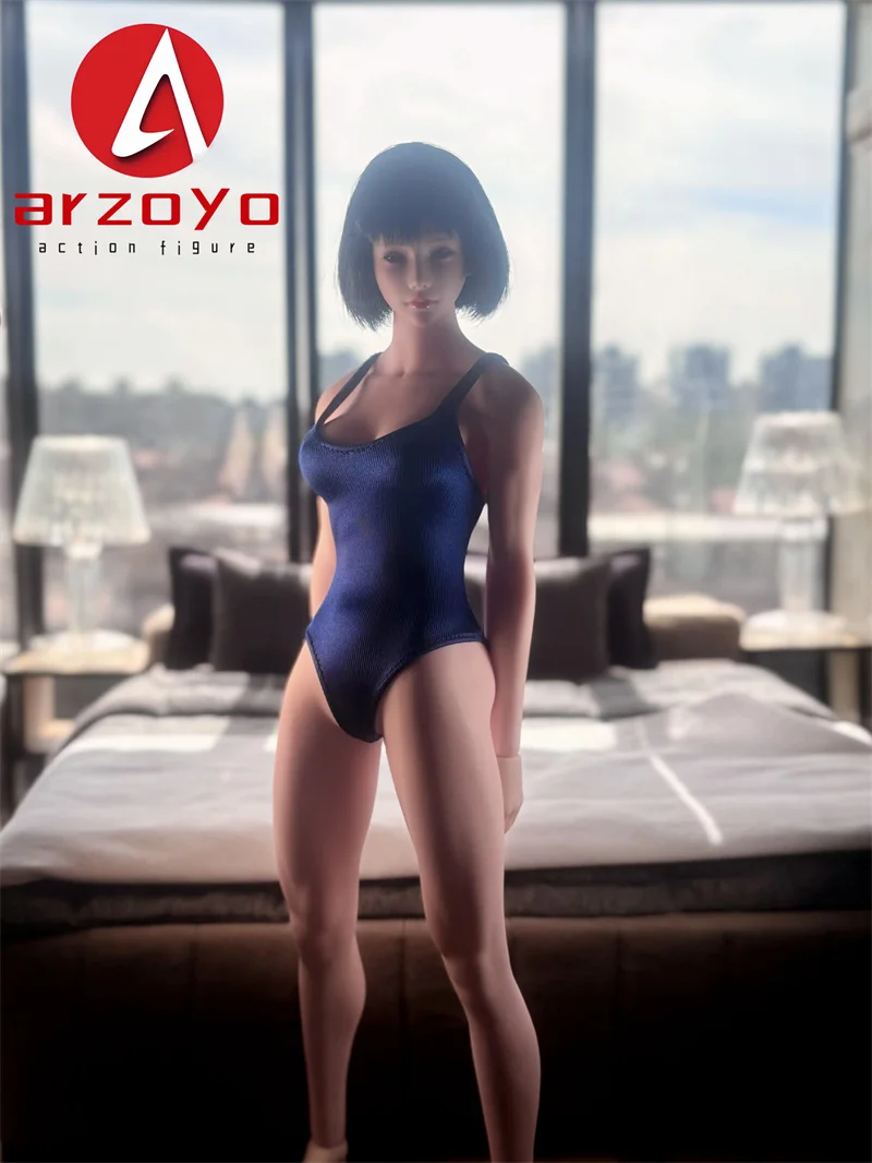 MFuntoys 1/6 Scale Female High Elasticity Pearl One-piece Swimsuit based Clothes Modle Fit 12'' action figure Body Doll