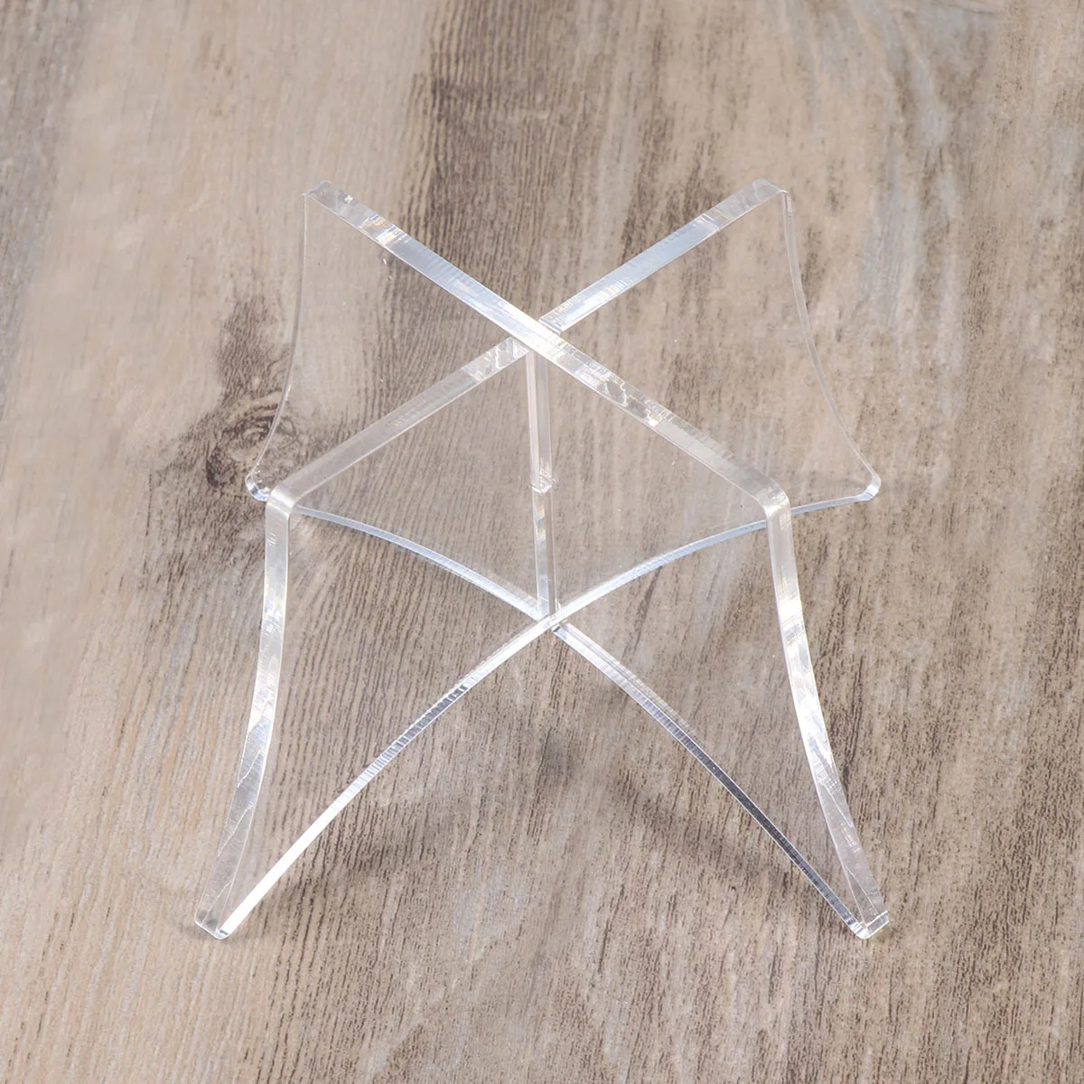 

4 Pcs Museum Display Stand Acrylic Ball Support Base Volleyball Holder Transparent