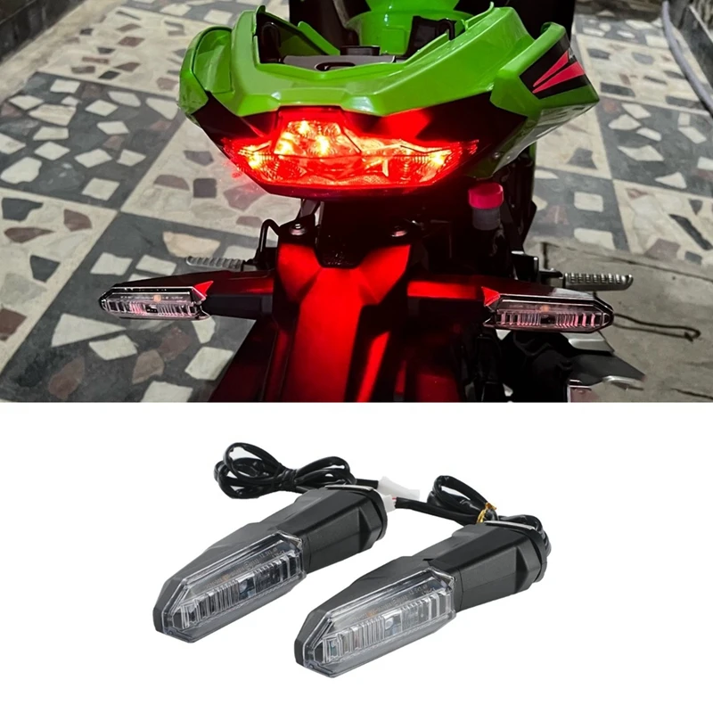 For KAWASAKI Versys 650 1000 X250 X300 Motorcycle LED Turn Signal Indicator Lights Blinkers Replacement Parts B - Image 6