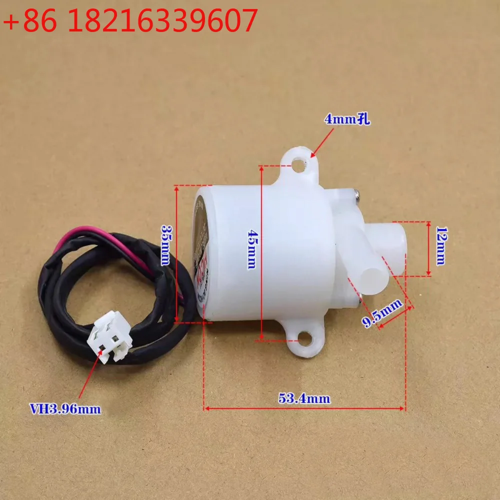 YAO HZB-12A/25BF DC5V-12V Brushless Impeller Pump Water Pumping Circulation Pump 1.5-2.5L/Min Small Water Pump for Ice Makers