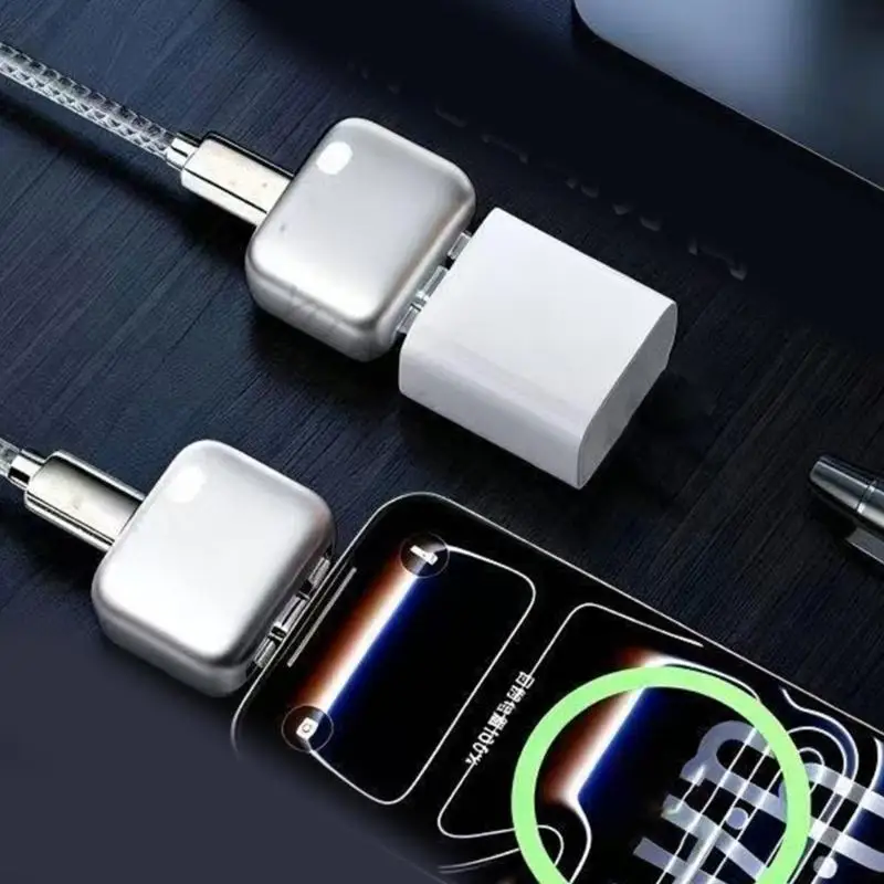 96BA Automatic Disconnect Adapter Separator with Type C Cable for Desks