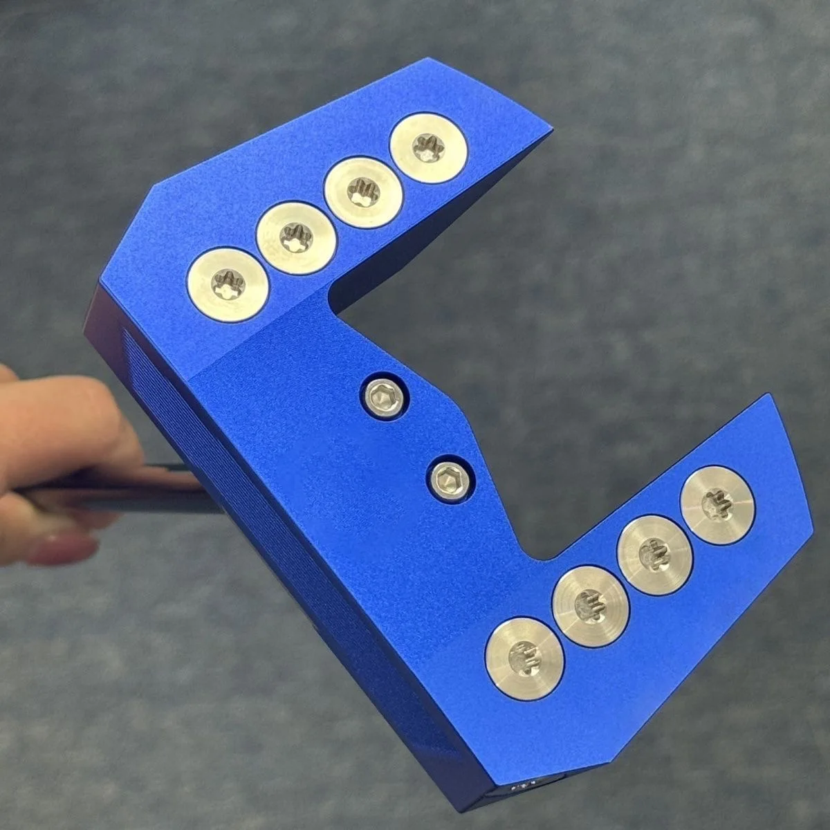 Ручной гольф Big Black Fire Golf Pputter Автоматическая клюшка для гольфа с возвратом лица