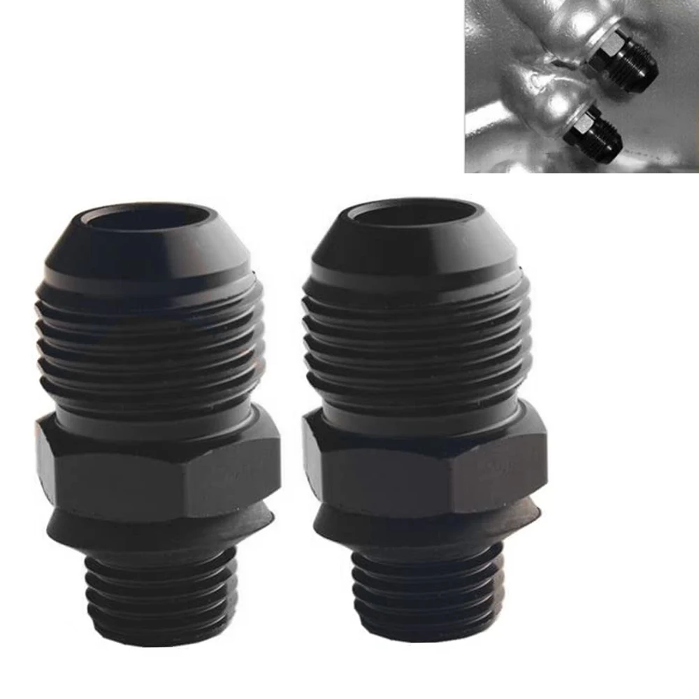 8AN-1/4 Transmission Oil Cooler Adapter Fitting for GM Turbo