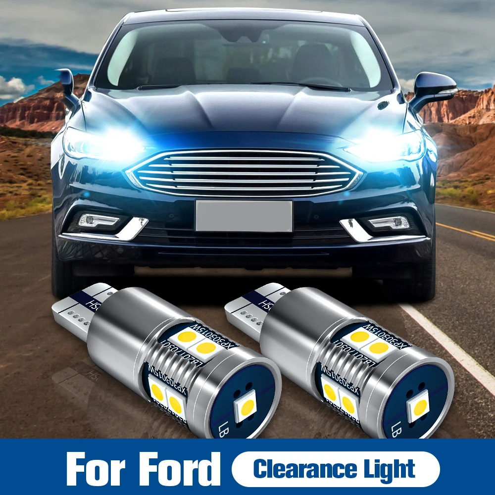 2pcs LED Clearance Light Bulb Parking Lamp W5W T10 2825 Canbus For Ford B-Max C-Max Fiesta 4 5 6 Focus 1 2 3 Fusion Galaxy Ka