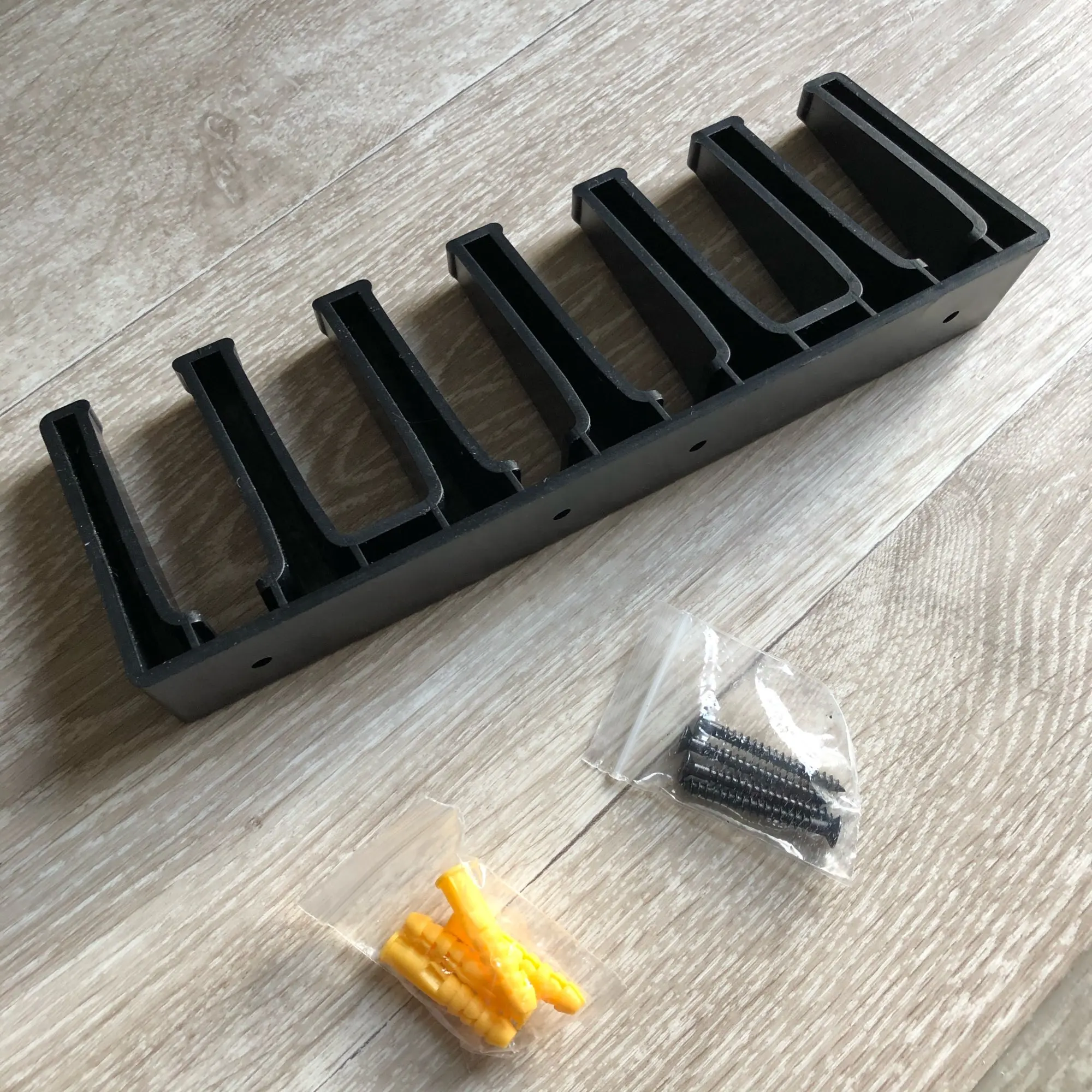 Estante de pared para revistas, soporte de 6 ranuras para AR-15, PMAG, ABS Mag, Airsoft, Rifle, almacenamiento de exhibición