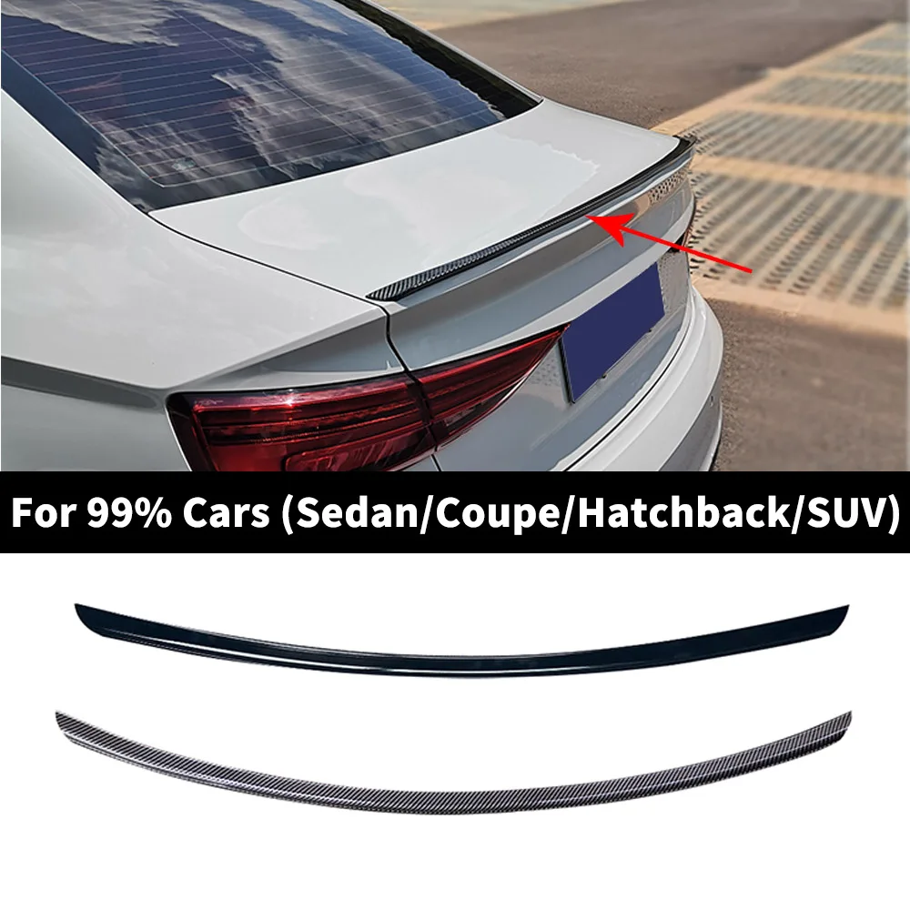 Spoiler universal asa traseira barragem de ar para 99% sedan coupe hatchback suv audi a3 a4 honda vw golf mazda 3 acessórios de ajuste de carro