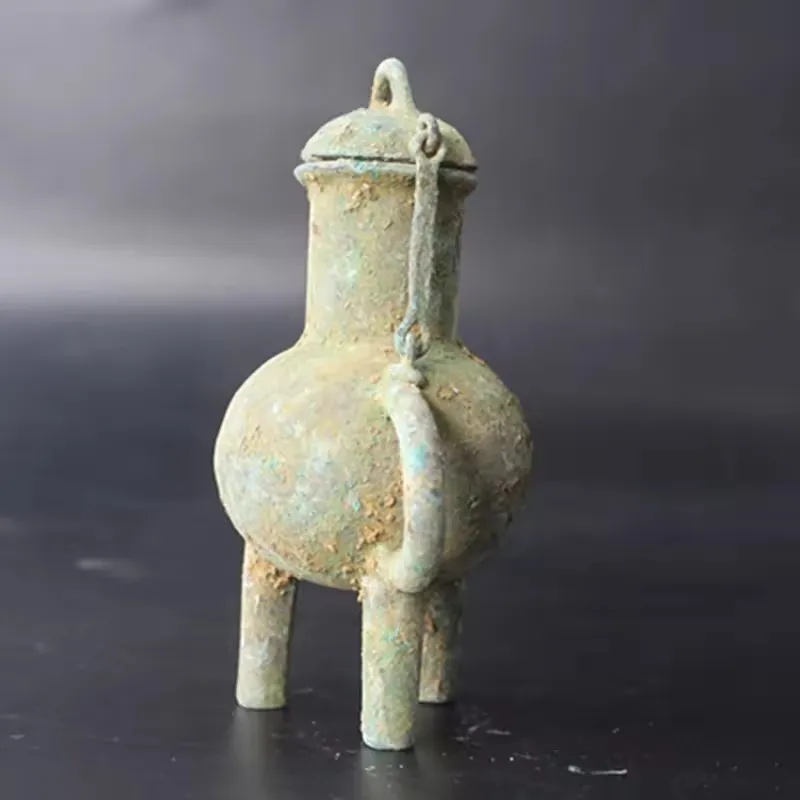 Antiques Miscellaneous Collection Retro Bronze Retro Han Dynasty Utensils Decoration Flagship Decoration