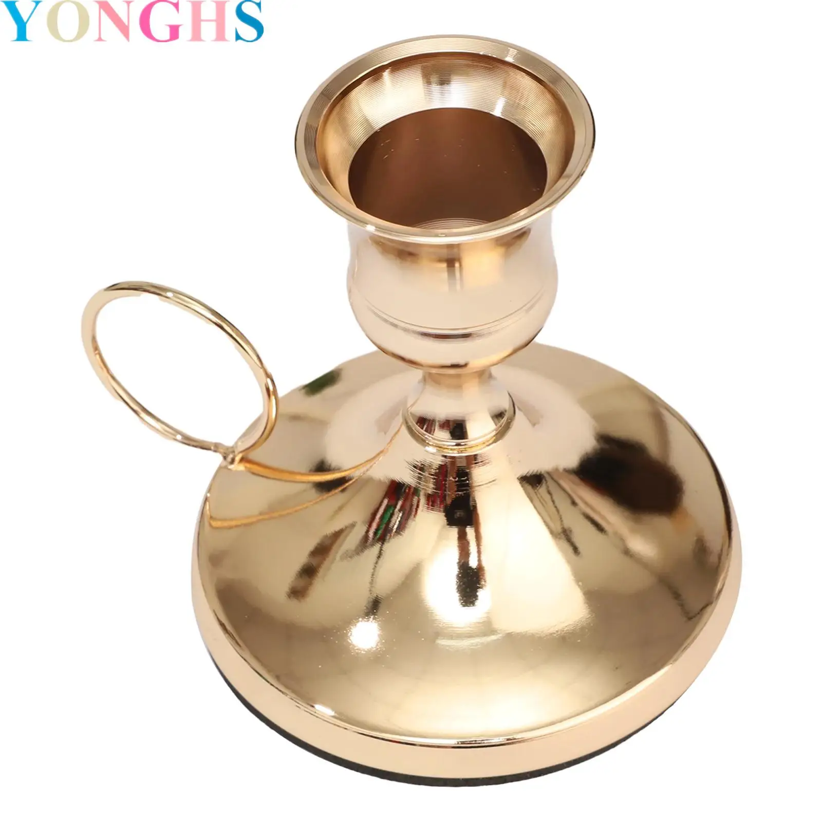 Metal Candle Holder Candlestick Holder Vintage Small Low Metal Candles Sticks for Table Centerpieces Taper Christmas Parties