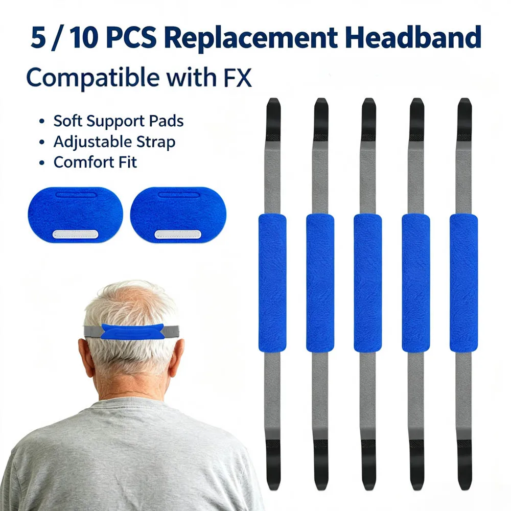 5/10PCS Replacement Headband for FX, Compatible with FX Adjustable Anti-Slip Head Strap with Support Pads Headgear Accessory