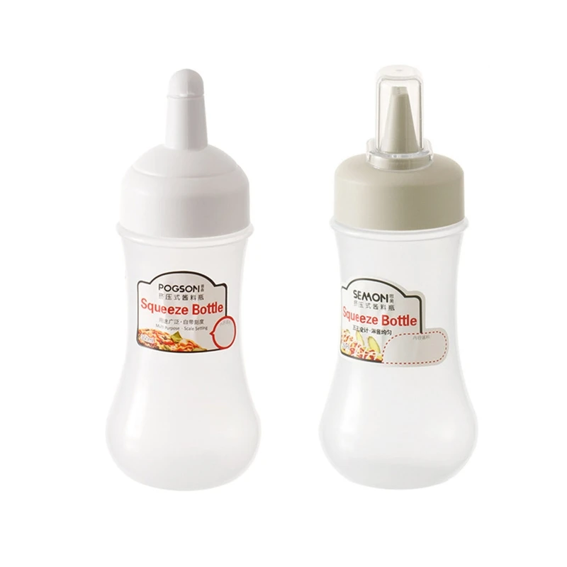 350ml Ketchup Bottle Sauce Honey Dispenser Container Kitchen Condiment Bottles