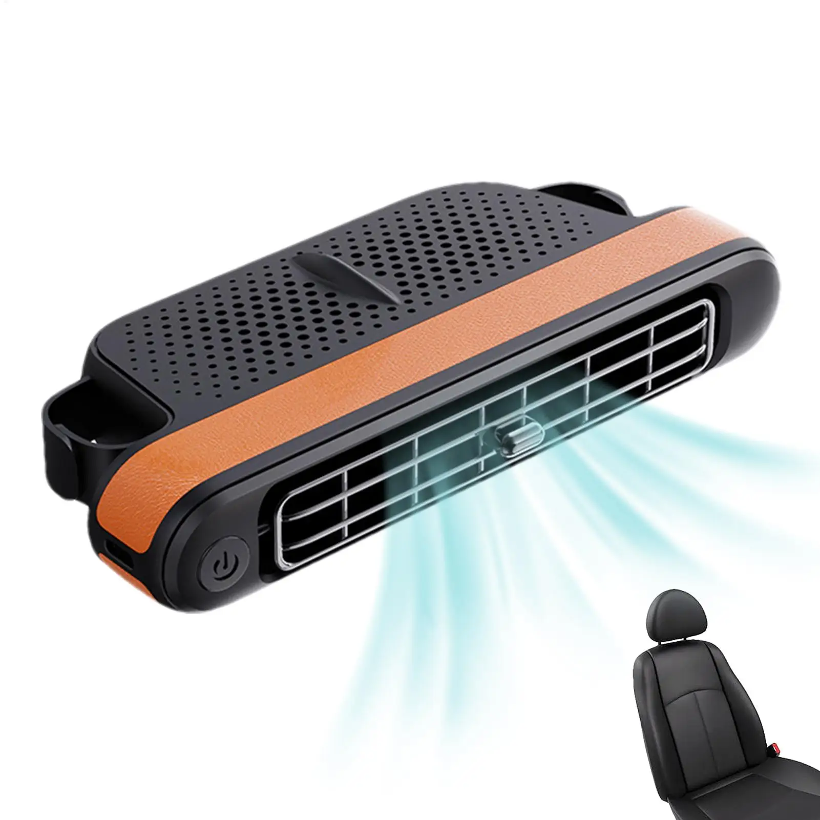 Car Fan for Back Seat 3-Wind Speeds USB Powered Car Seat Cooling Fan Portable Car Fan Portable Vehicle Fan Car Seat Fan