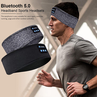 Sports Fitness Cycling Headband Music Earphones Elastic Sleeping Eye Mask Patch Wireless Bluetooth Headset Wireless Headscarf