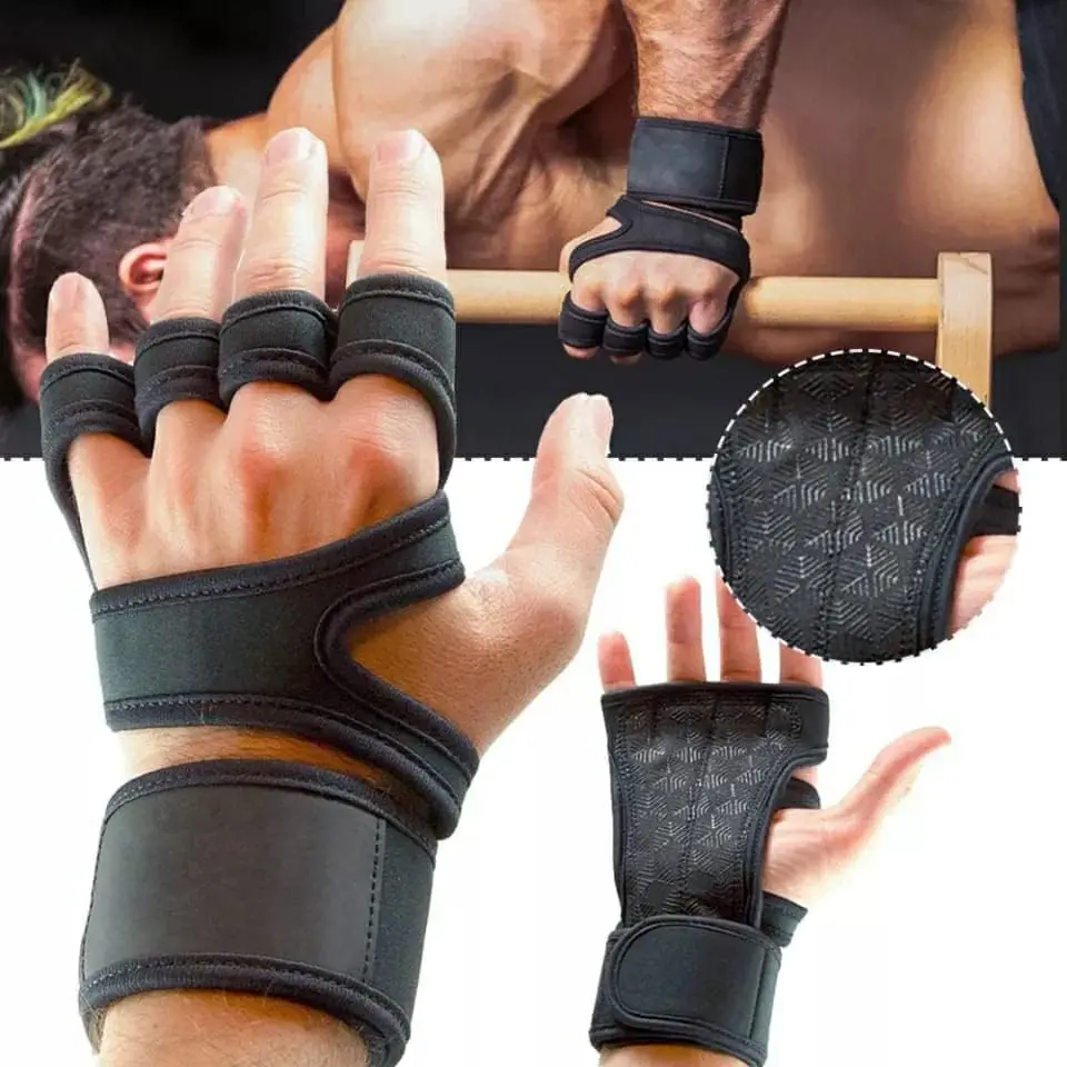 Gym Gloves With Wri… - image