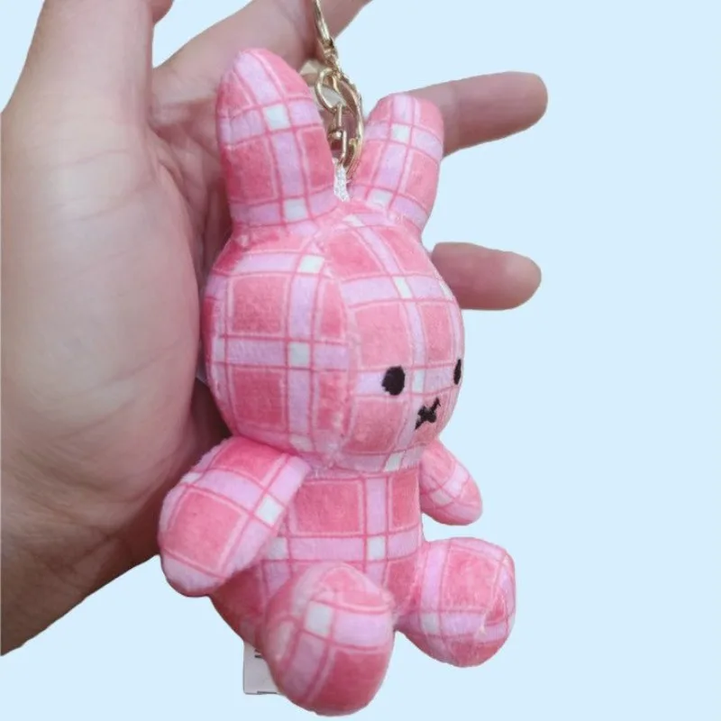 Cartoon Kawaii Miffy Plush Pendant Cloth Cover Key Rings Feel Good Skin-friendly Soft Fashion Match Versatile Item Holiday Gift