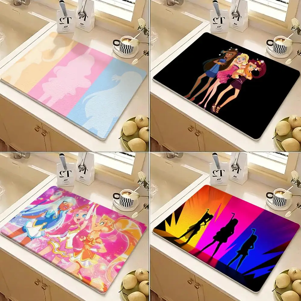 pop LoliRock Floor Mat Diatomite Floor Mat Fast Drying Odor Resistant Non Slip Bath Kitchen Mat