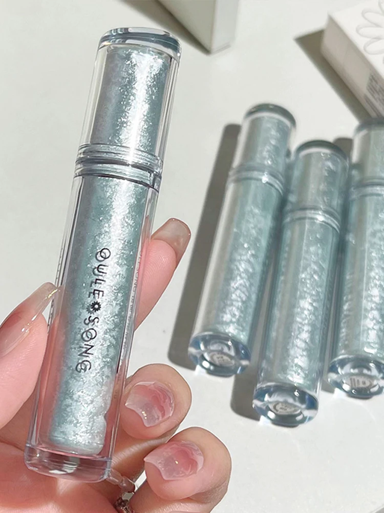 Pintalabios de cristal resistente al agua, brillo de labios líquido de larga duración para maquillaje cosmético