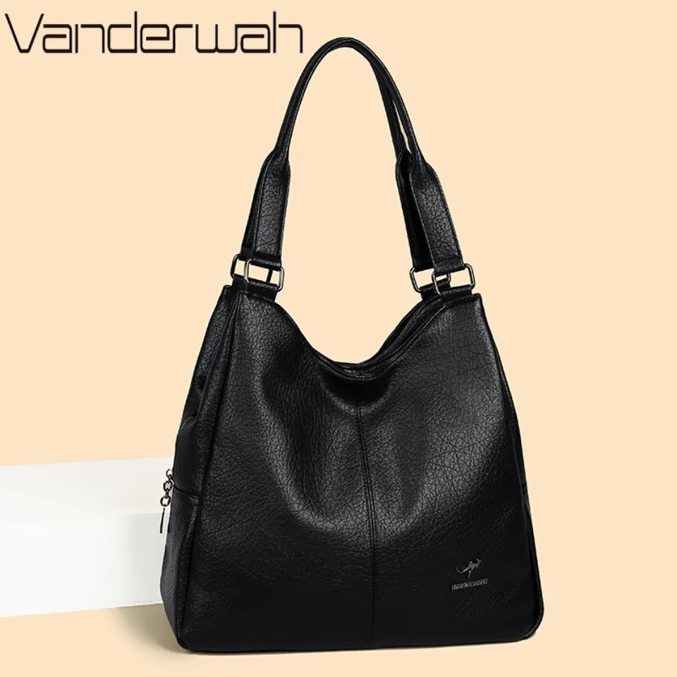 

Трехслойная сумка-тоут из натуральной кожи, роскошные сумки для женщин, сумка через плечо для мамы, дизайнерская сумка высшего качества из мягкой искусственной кожи, новинка