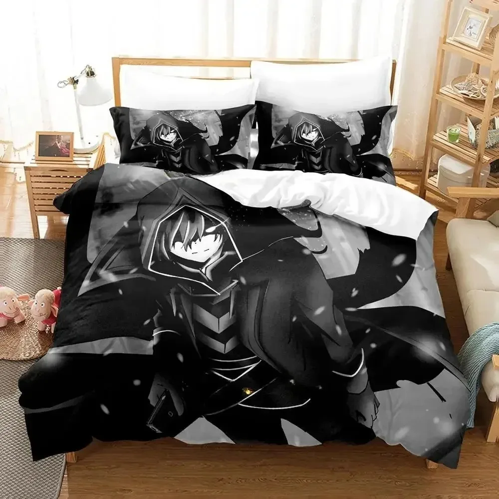 The Eminence in Shadow Cid Kagenou Bedding Set Cartoon Anime Three-piece Set Adult Kid Bedroom Duvet Cover Sets 3D Kawaii Anime