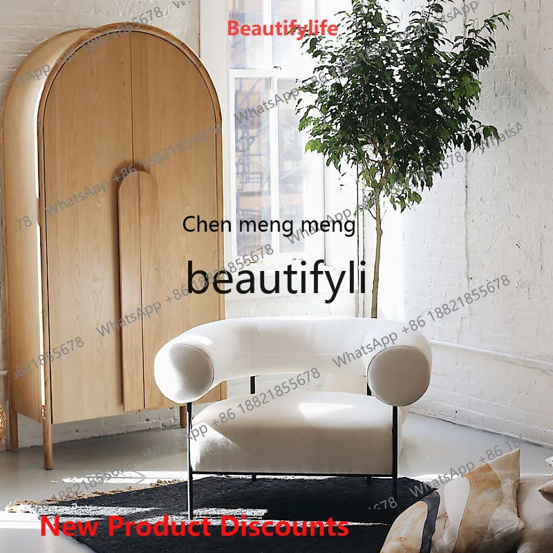 

2003 Nordic simple solid wood double door wardrobe log color locker solid wood arched wardrobe