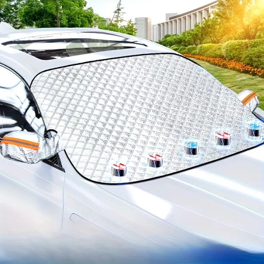 

1 шт. утолщенный солнцезащитный козырек CarS now с 5 магнитами, защита от ультрафиолета, защита от снега, солнечный свет для переднего лобового стекла, козырек