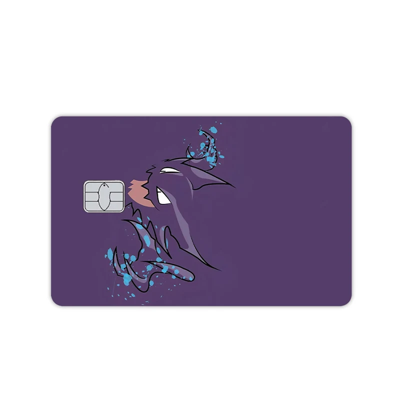 1pc Anime Pocket Poke Diy Cartoon Card Stickers Decorative Cover for Bank Debit VISA Credit Access Card Skin Film Decal Gifts