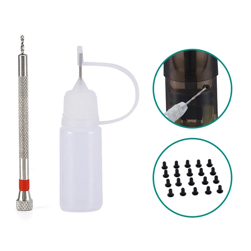 1 Set Universal Pod Hole-Punching Oil Greasing Tools For RELX Infinity Classic Phantom Essential YOOZ SP2S