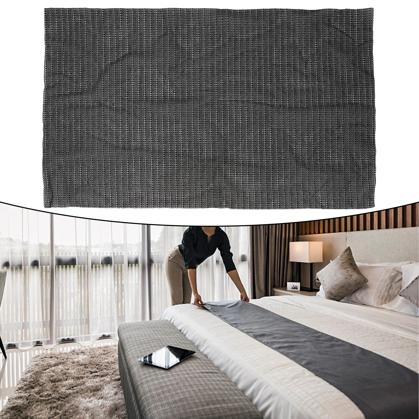 Accessories Non-Slip Mat Non-Slip Carpet PVC 1pc Anti Slip Rug Bed Sheet Anti-slip Mat Black Cuttable Practical
