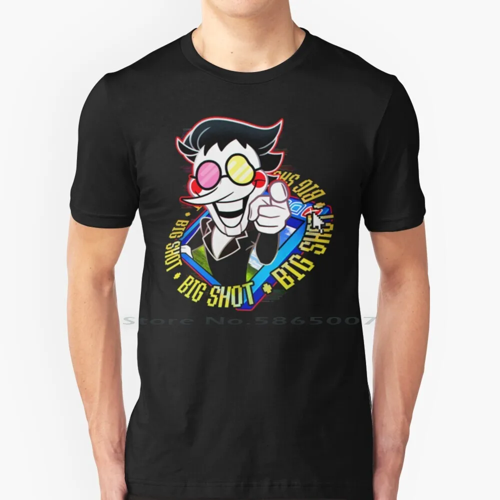 Deltarune-Spamton Big Shot T Shirt Cotton 6XL Undertale Big Shot Kris Susie Ralsei Spamton G Spamton Toriel Deltarune Chapter 2