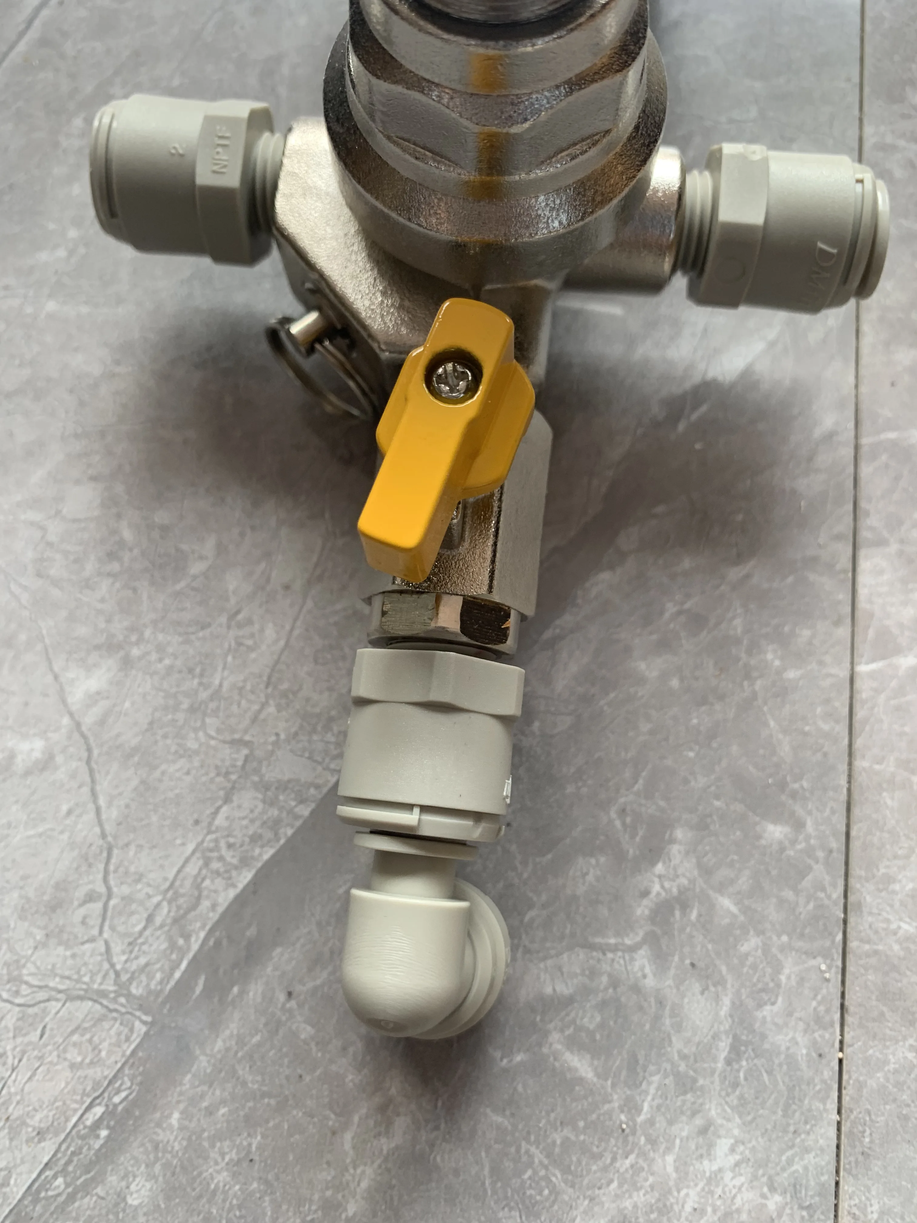 Bar beer wall secondary gauge pressure reducing valve series gas wall pressure strap quick plug