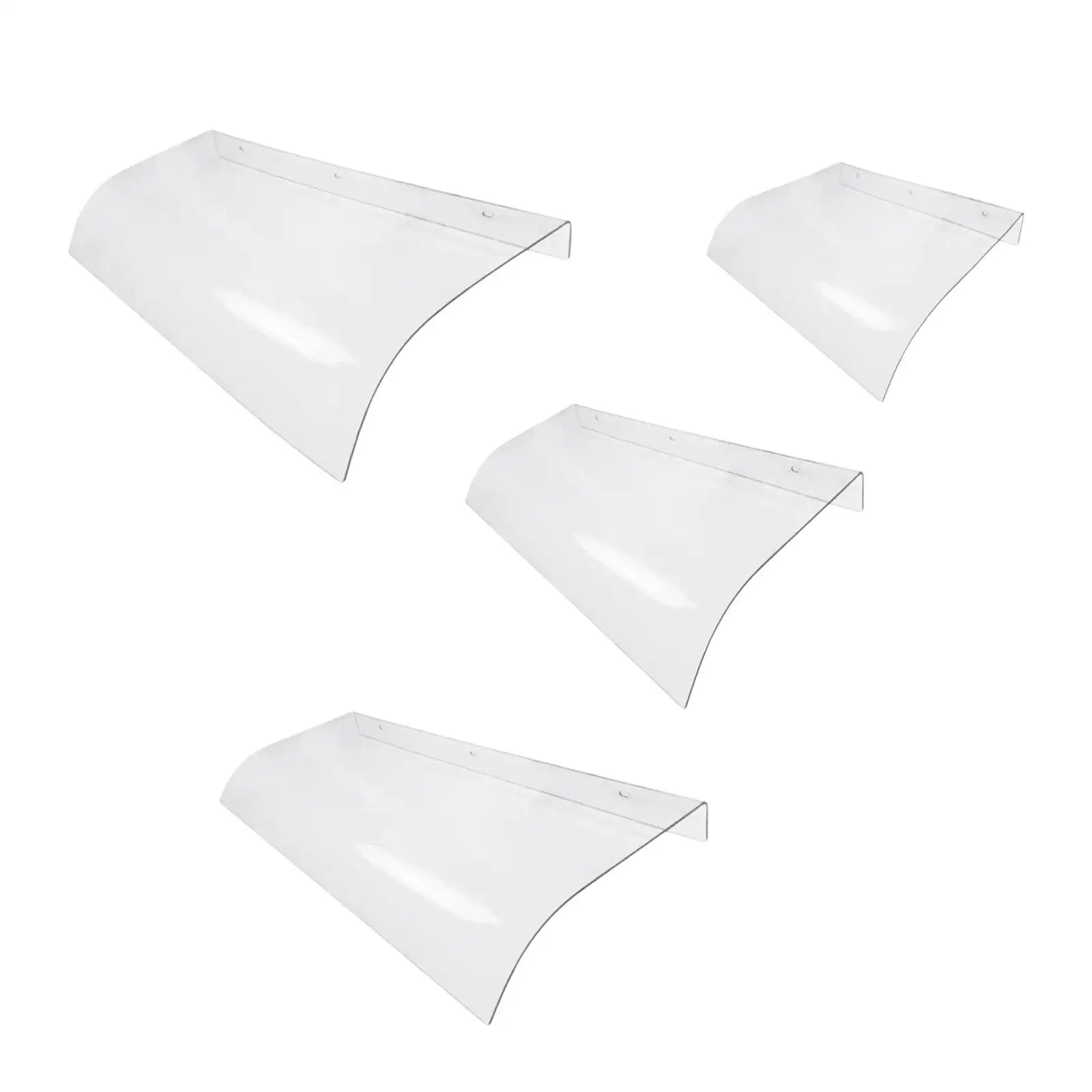 

Window Door Awning Clear Rainproof Porch Cover for Garden Household Balcony