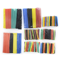 328pcs 8 Sizes 5 Colors Heat Shrink Tube Wrap Wire Cable Insulated Sleeving Tubing Set Polyolefin Shrinking Assortment Kit