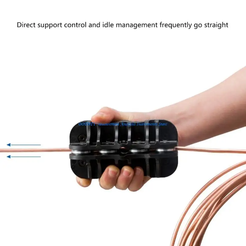 367D Ergonomic Handle Tubing Straightener For Copper Aluminum Steel pipes Manual Brake Line Correction Ergonomic Design