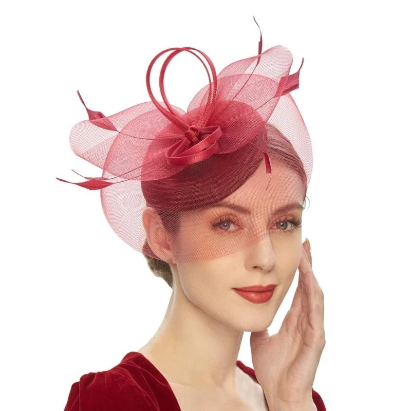 Gothicism Fascinator Headwear Decorative Festival Headbands Children Headgear for Weddings and Teas Party Outfits