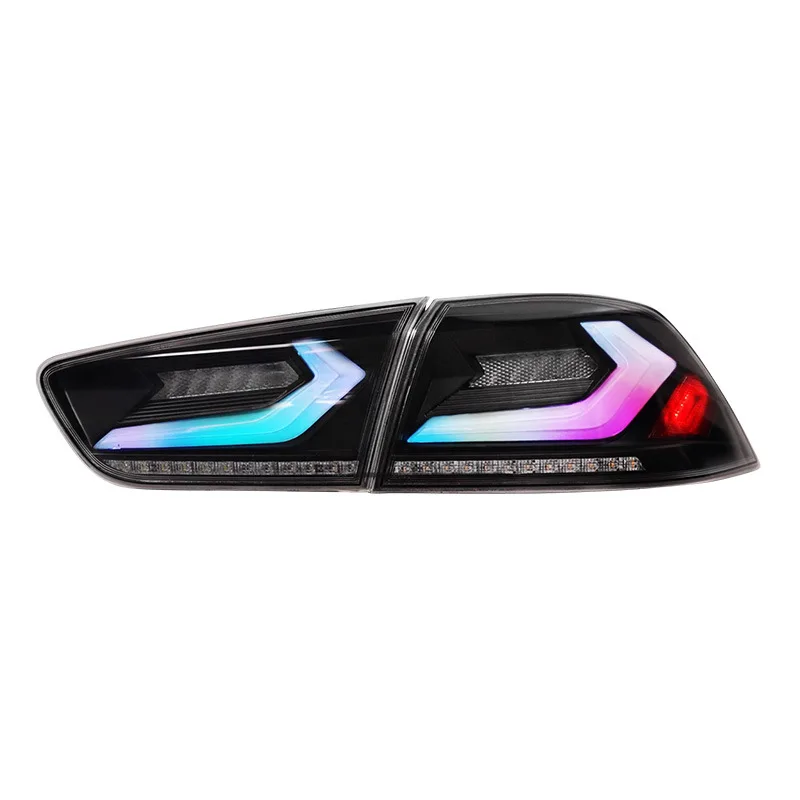 

Suitable for Mitsubishi Yishen tail light assembly EVO modified RGB running lights, running water turn signals