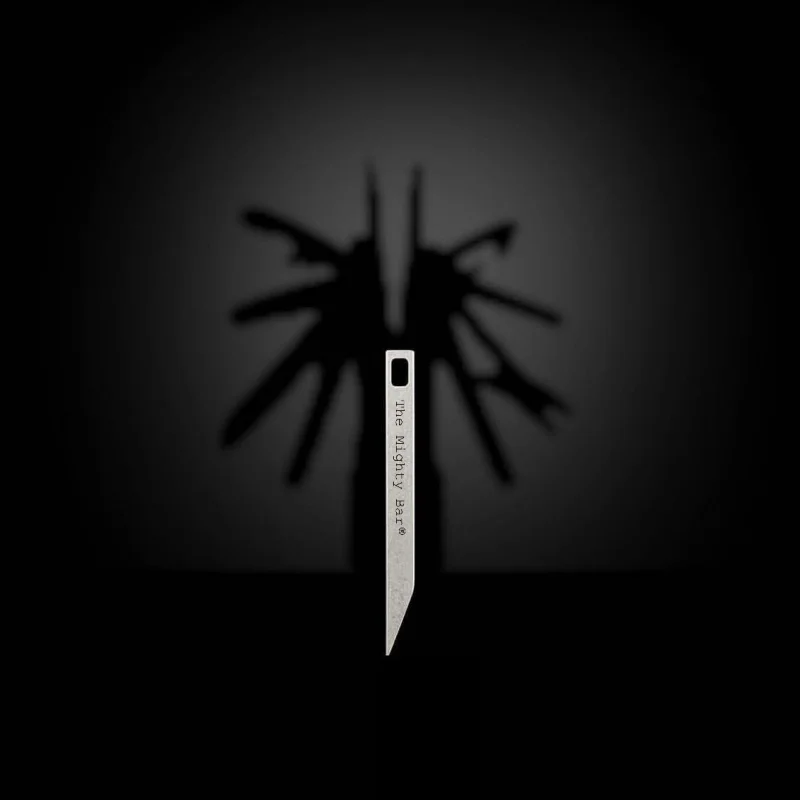 الثقيلة المفاتيح Prybar EDC قضيب رفع لكل يوم يحمل صغير الفولاذ المقاوم للصدأ مفتاح سلسلة Multitool Prybar للمفاتيح