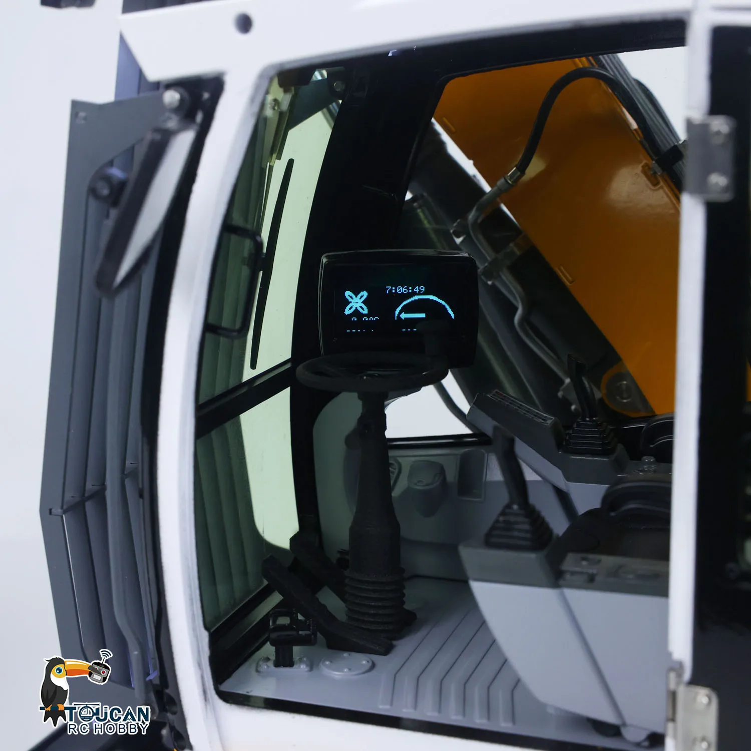 1:14 RTR LR914 RC Hydraulic Wheeled Excavator 8-ways Valve 4×4 Digger Engineering Vehicle Axle Lock Upgrade Brushless Motor Toys