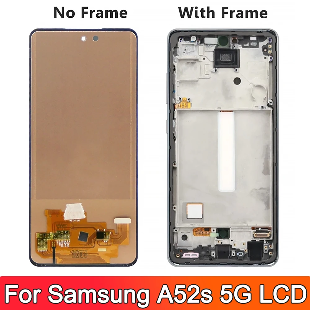 Screen For Samsung A52s 5G LCD Display Touch Screen Digitizer Assembly For SAMSUNG A528 LCD Display Replacement