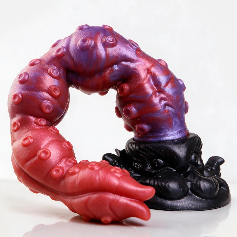 YOCY 5349 Multiple Knots Dildo Anal Vaginal Masturbator Long Dildo With Powerful Suction Cap Butt Massager Adult Sex Toys