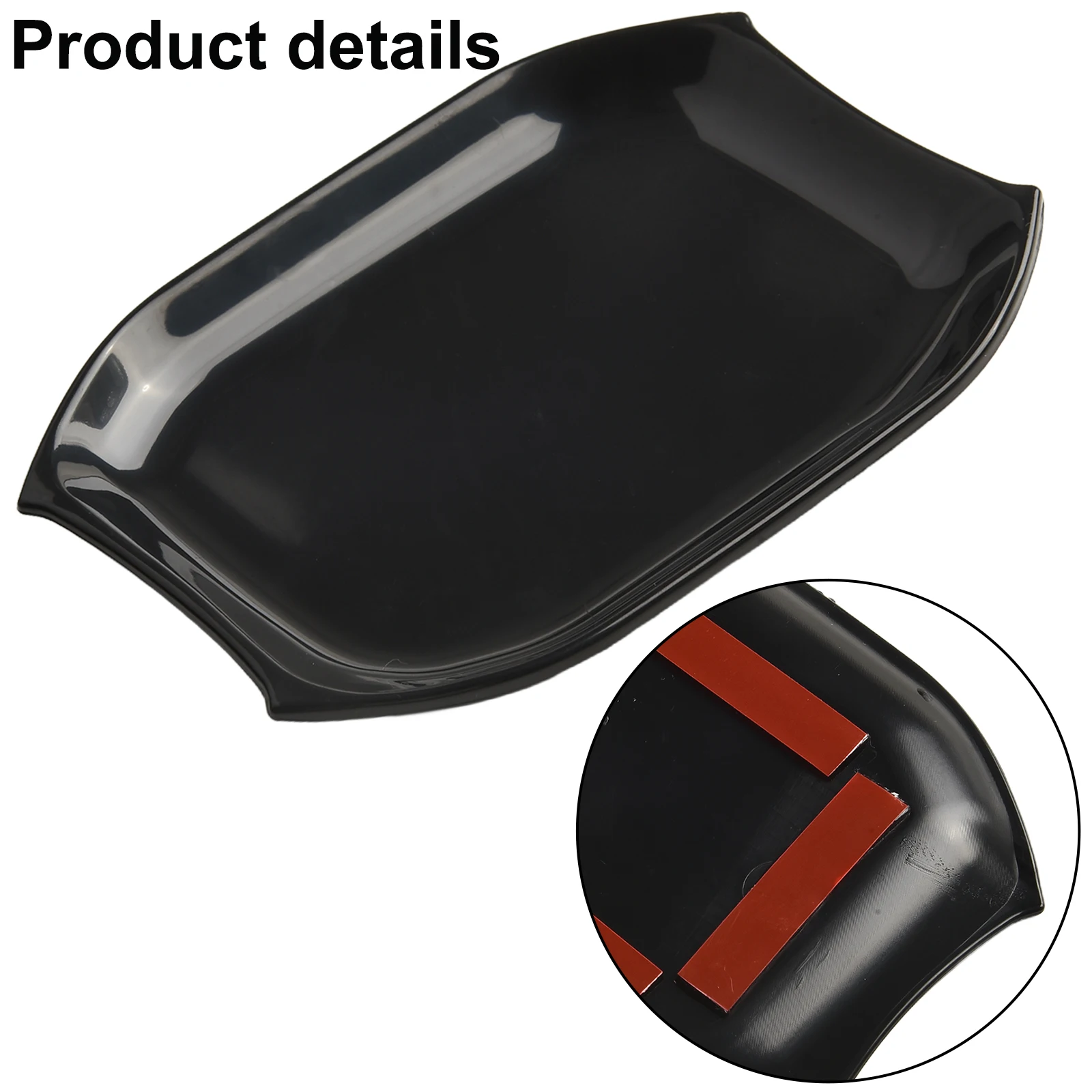 

Car Accessories Handle Bowl Cover Car ABS Black Door Handle Bowl Recess Guard Trim Cover Easy Installation 5pcs