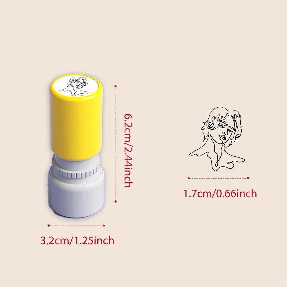 Abstract portrait seal artistic behavior utopian abstract line draft pattern black sketch sketch black mark