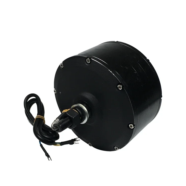 70-120nm high torque brushless dc Single Shaft robot car hub Motor With Encoder